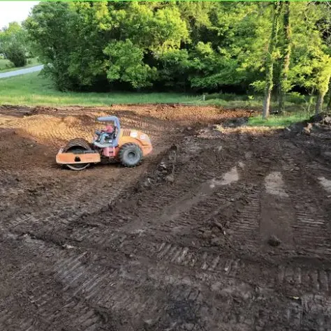 Affordable yard cleanup service for residential properties in Lamar, MO by Davey Dirt Works