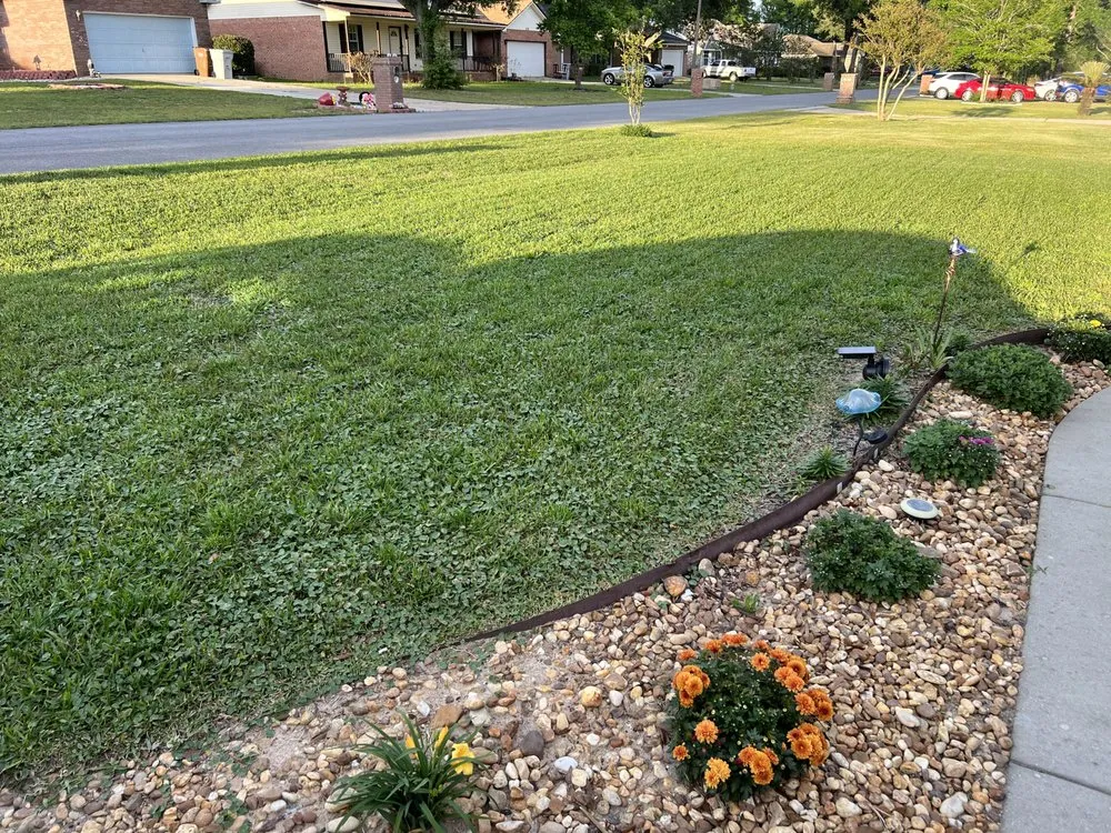 Expert garden landscaping for residential properties in Milton, FL by David Hauser Lawncare