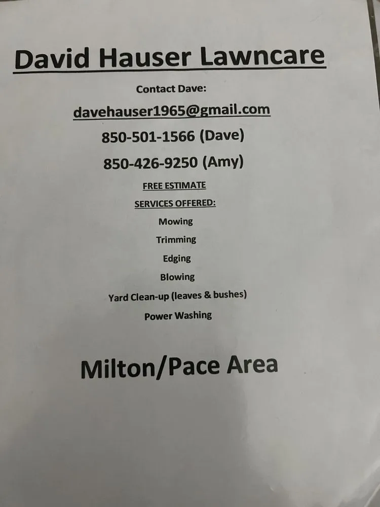 Custom yard maintenance with custom design across Milton, FL - David Hauser Lawncare