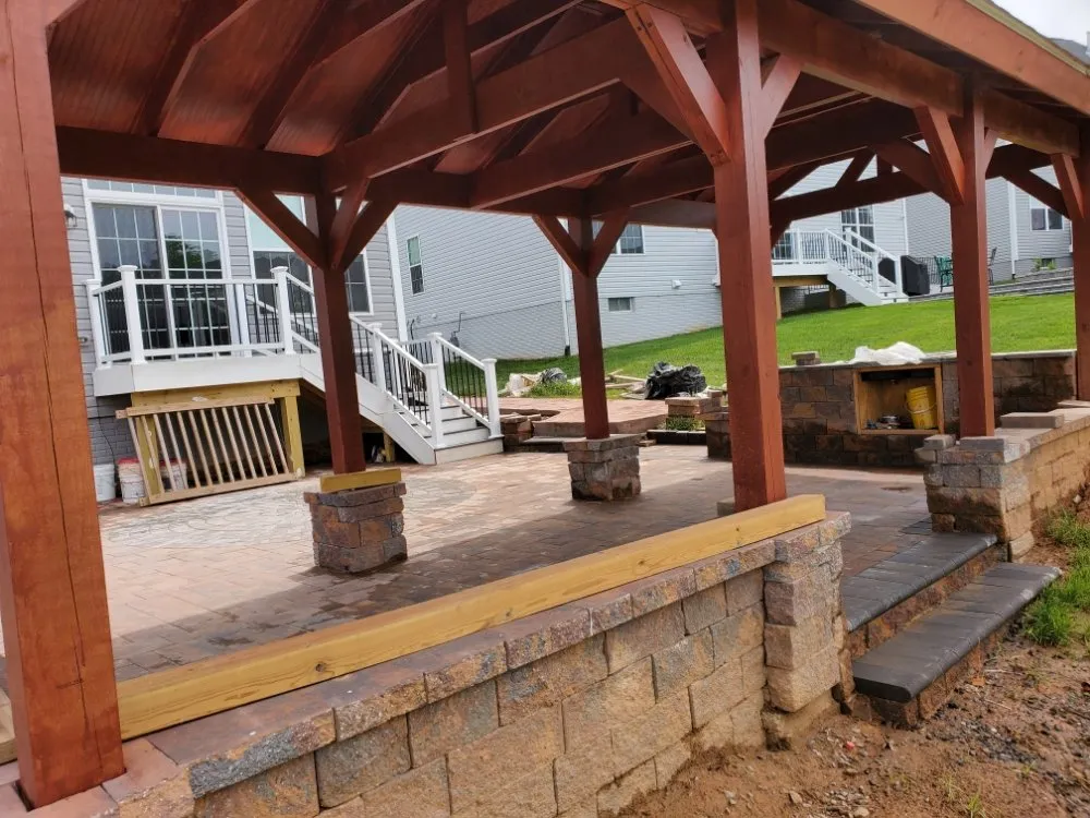 Expert garden landscaping with custom design across Midland, VA - David Home Improvement