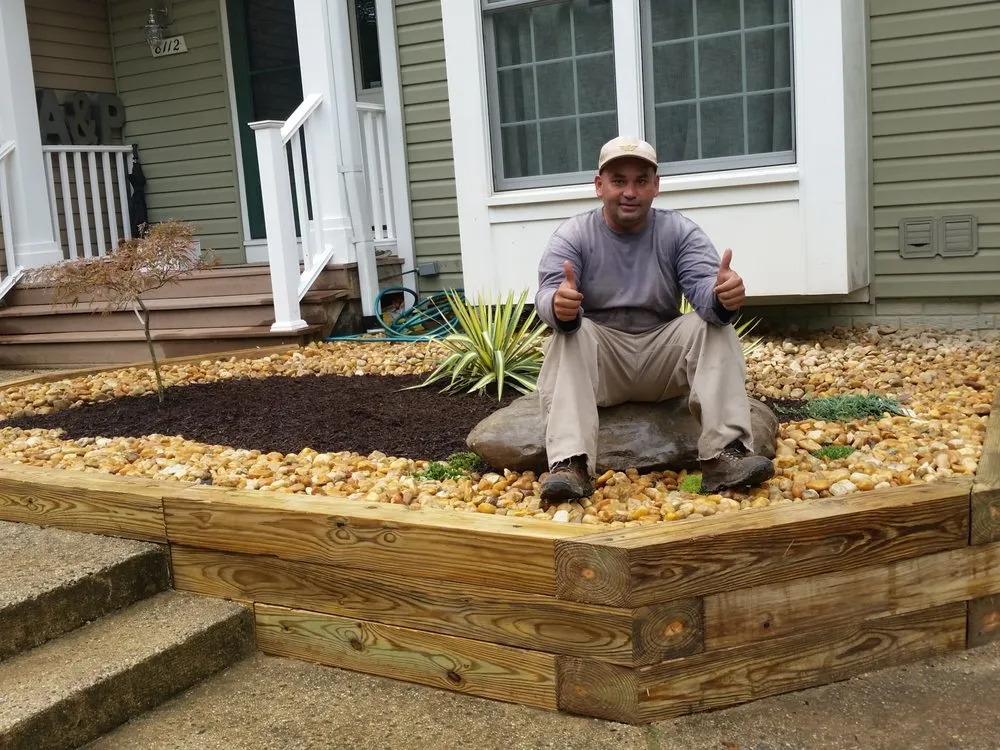 Expert garden landscaping in Springfield, VA by David Landscaping and Tree Services