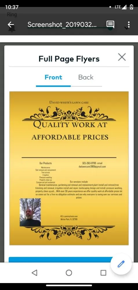 Local yard maintenance with custom design across Orlando, FL - David White Lawn Care