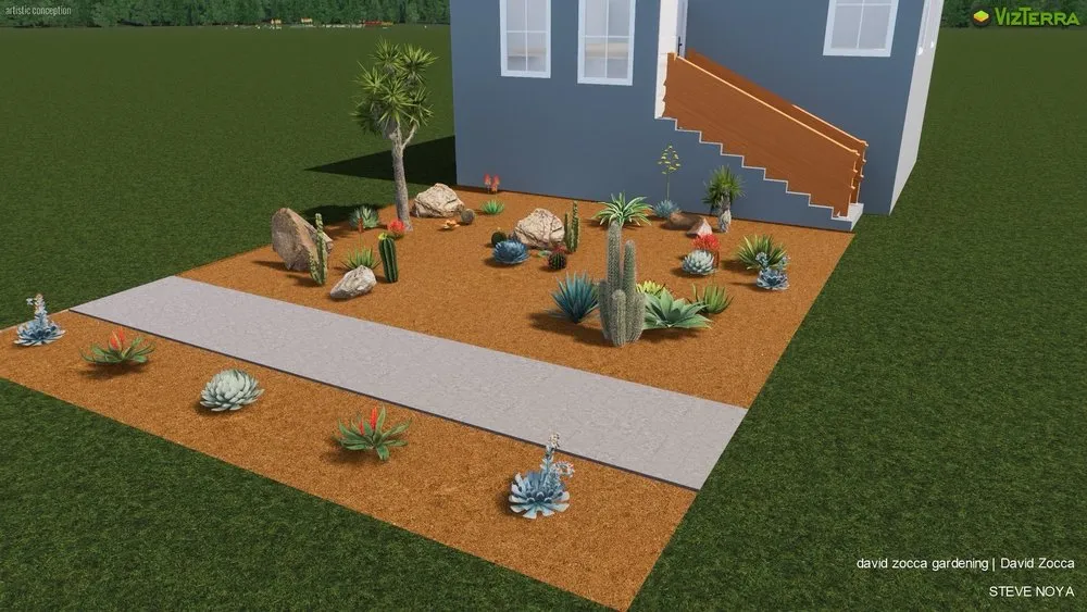 Affordable landscape installation for homes in San Bruno, CA by David Zocca Gardening Service