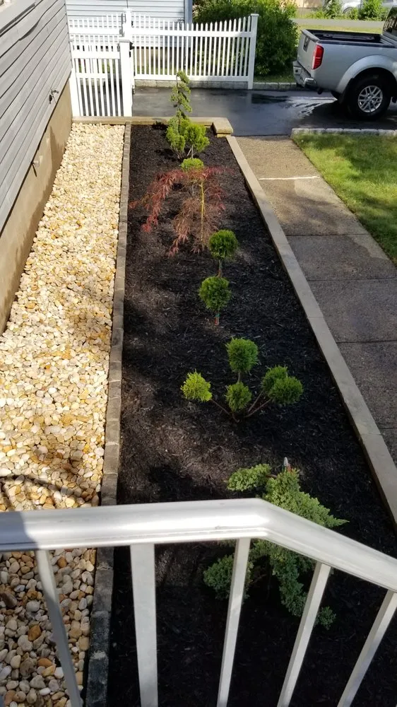 Trusted residential landscaping for residential properties in Clifton, NJ by David's all green landscaping