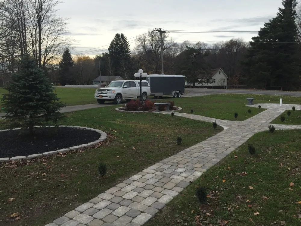 Professional landscape installation in New York Mills, NY by David's Landscape & Construction