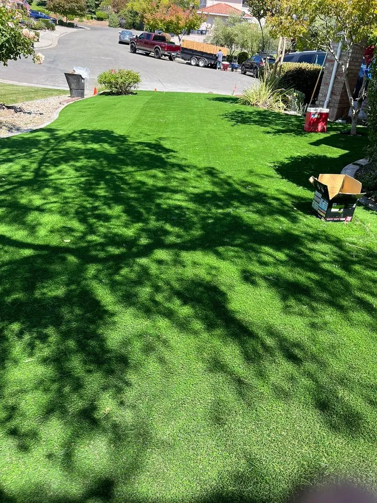 Custom outdoor landscaping in Fairfield, CA by David's Landscape and Construction