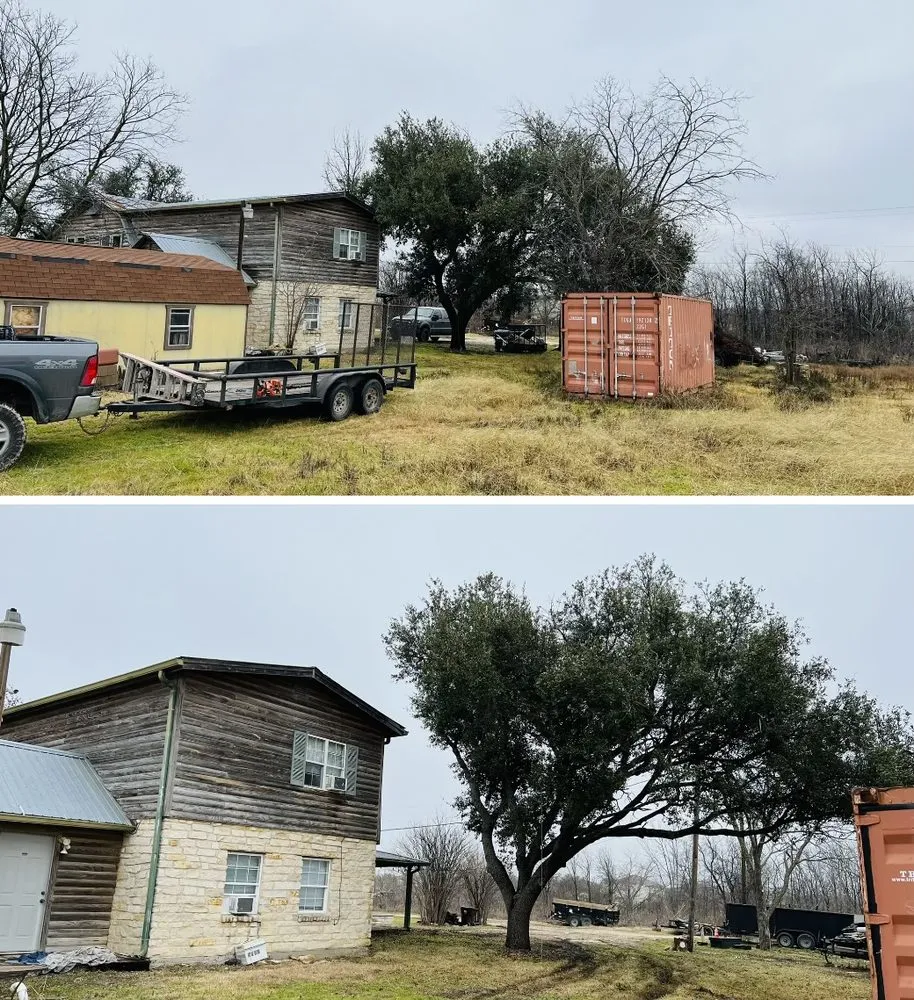 Affordable landscape design for residential properties in Leander, TX by David's Lawn & Tree services