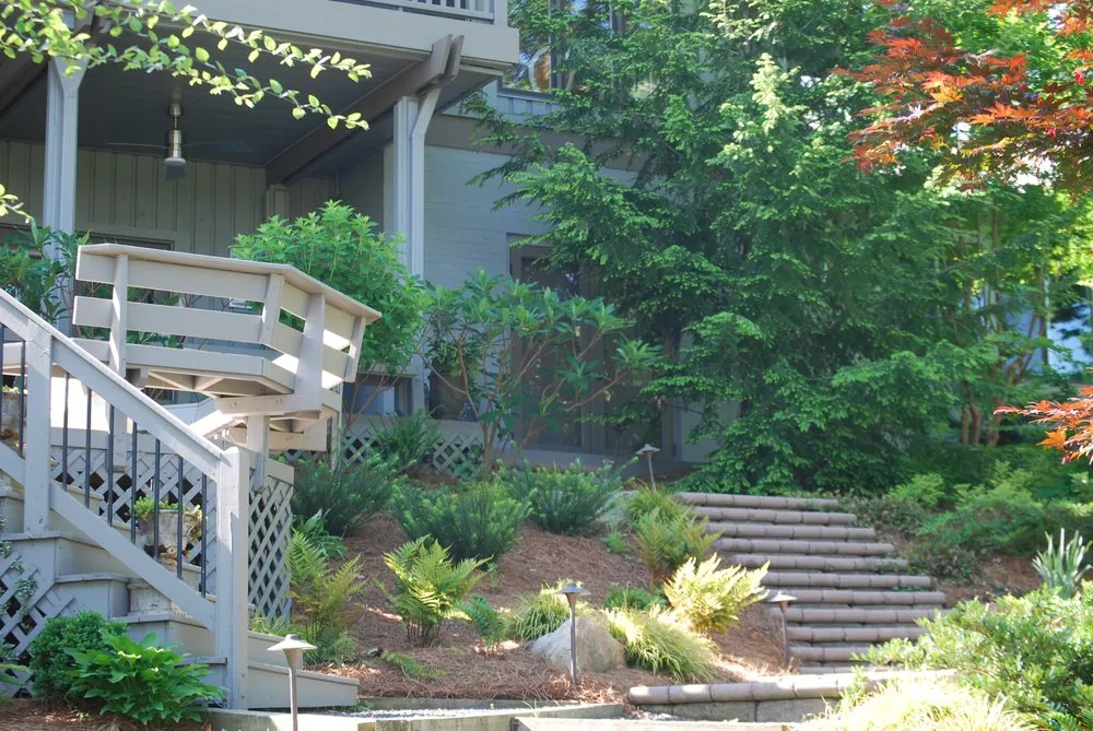 Professional garden landscaping for outdoor upgrades in High Point, NC by Davidson Landscape Nursery