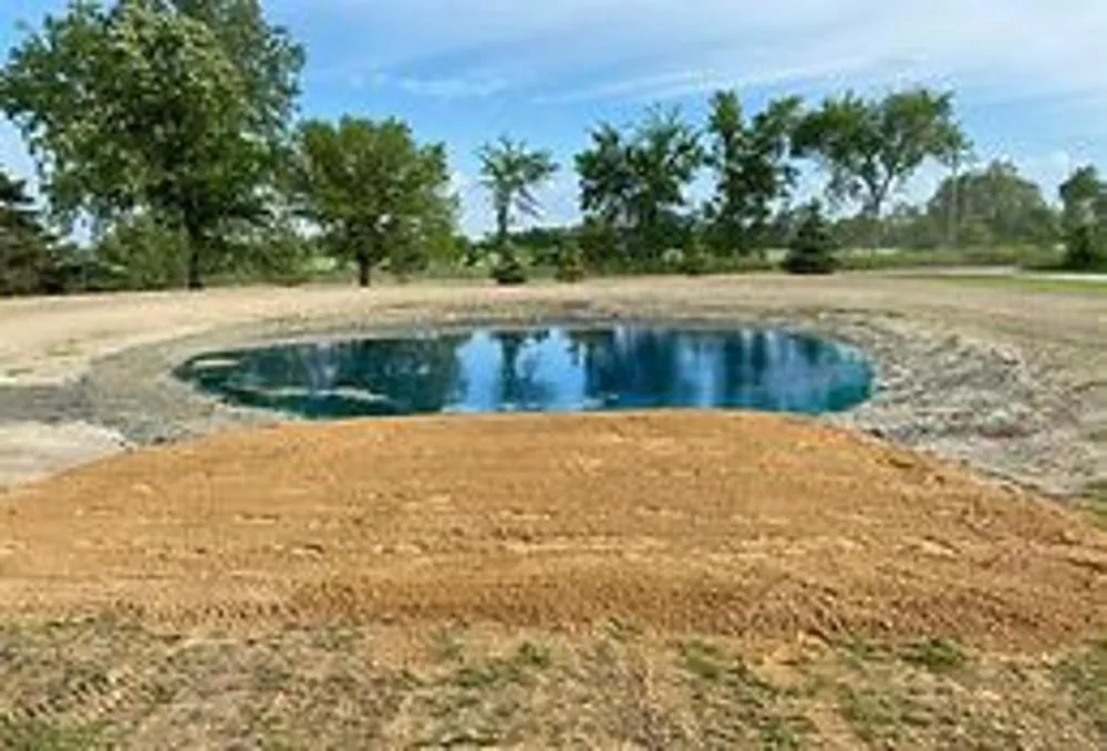 Custom landscape installation in Perry, MI by Davis & Company