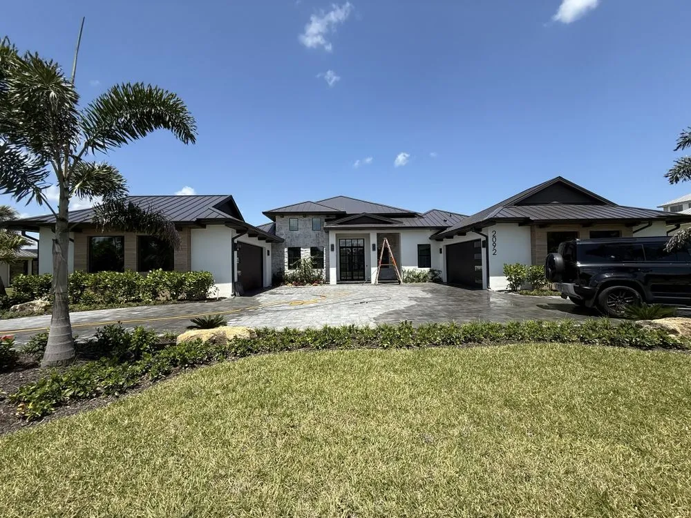 Affordable landscape installation in Palm Bay, FL by Davis Curb Appeal Services