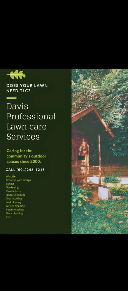 Local garden landscaping in Little Rock, AR by Davis Landscaping and Lawn Care Service