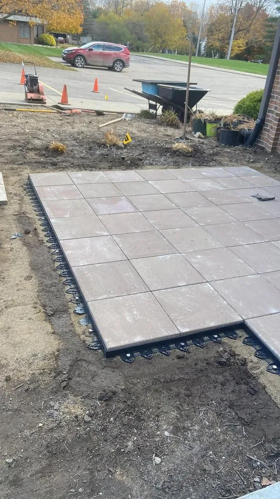 Affordable landscape design with custom design in Lansing, MI by Davis Lawn Care