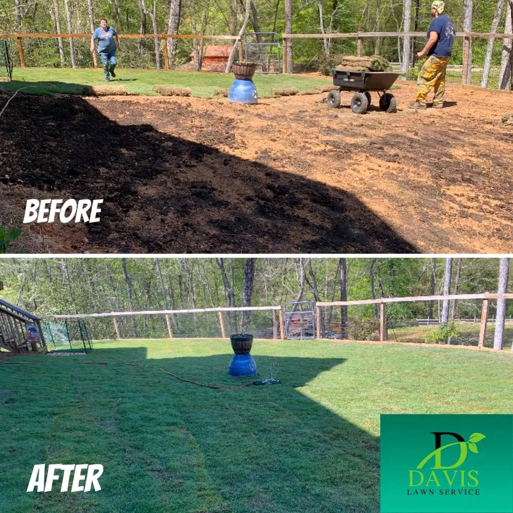 Affordable garden landscaping in Walhalla, SC by Davis Lawn Service