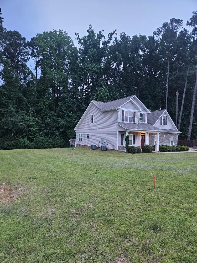 Custom landscape design in Lillington, NC by Davis Lawncare and Home Services