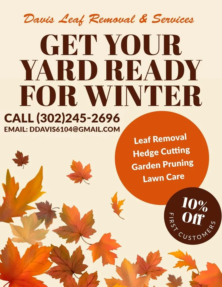 Professional landscaping services in Seaford, DE - Davis Leaf Removal & Services