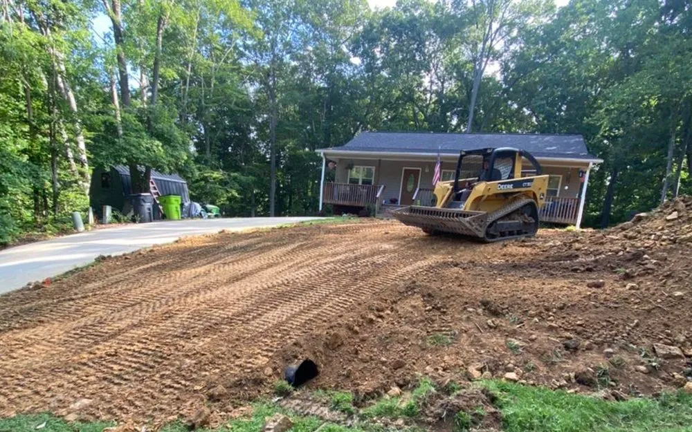 Local landscape design with custom design in Clemmons, NC by Davis Outdoor Solutions