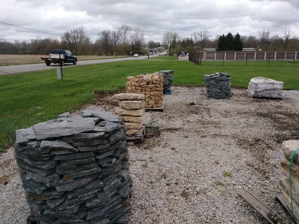 Professional garden landscaping in Germantown, OH by Davy's American Lawn