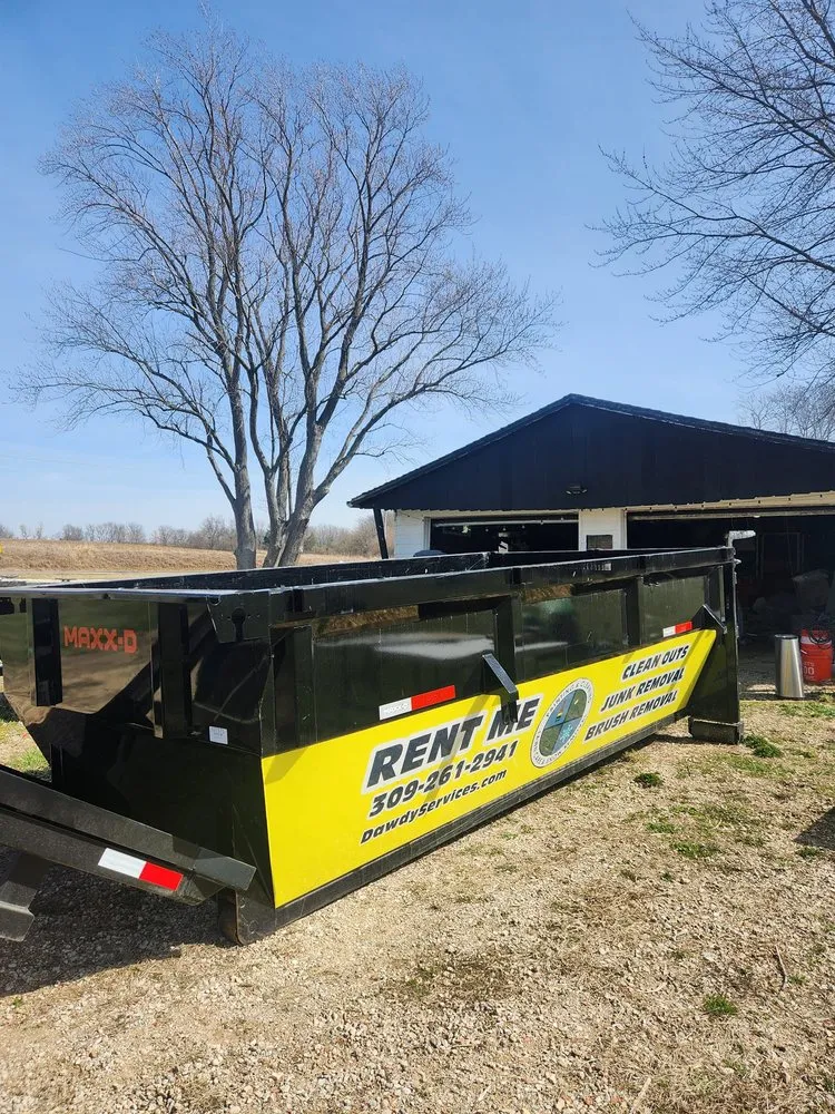 Local residential landscaping in Normal, IL by Dawdy Dumpster Services