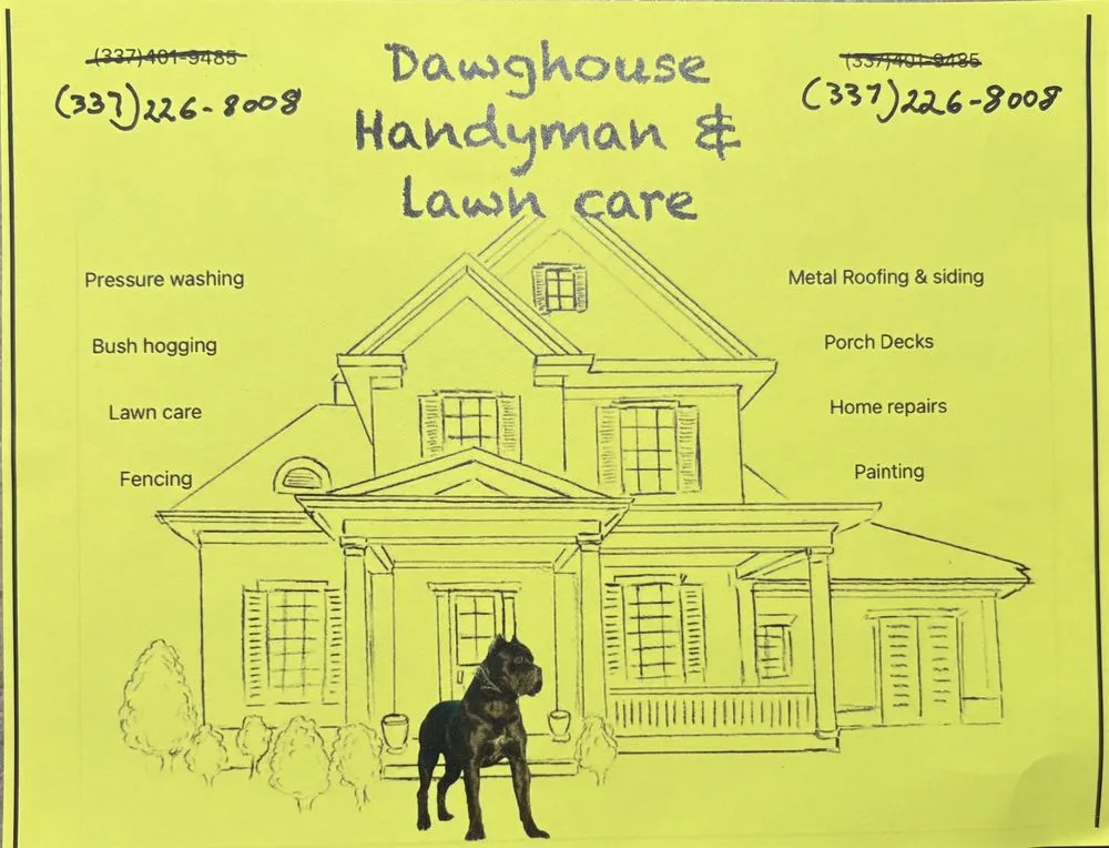 Reliable lawn care service experts serving Deridder, LA - Dawg House Productions