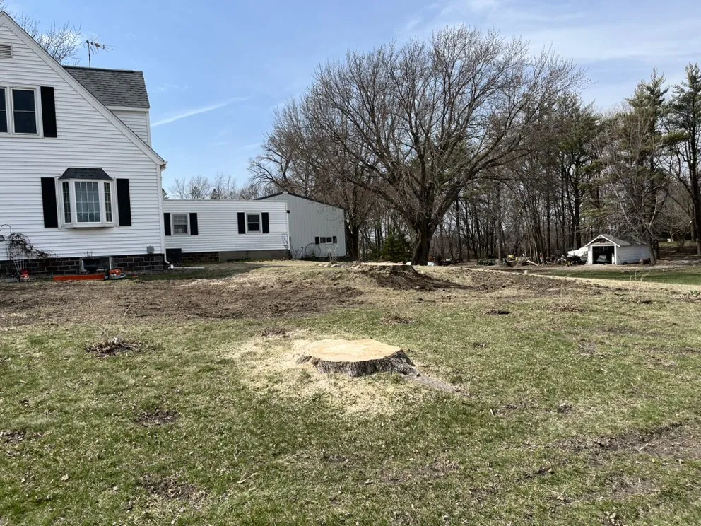 Local landscape installation for homes in Madison Lake, MN by Dawgs Dig Cut and Haul