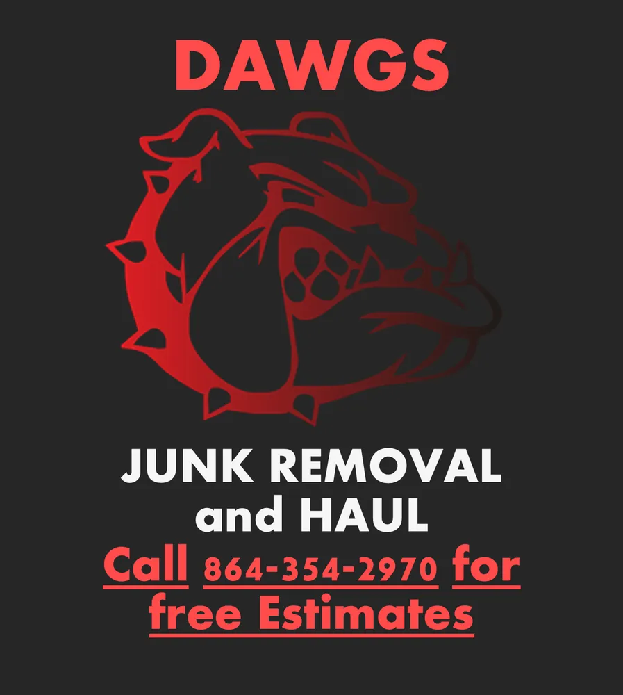 Top-rated yard cleanup service in Greenville, SC by Dawgs Junk Removal and Haul