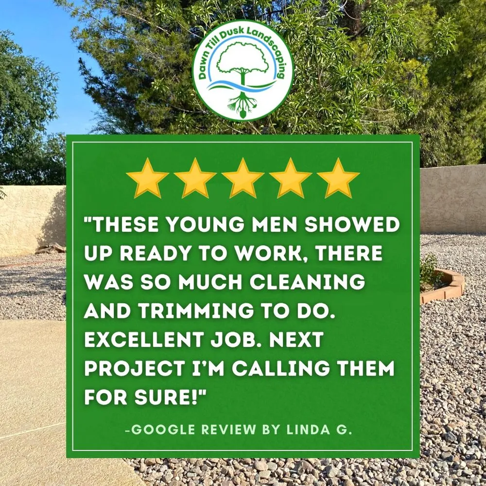 Top-rated garden landscaping for homes across Tucson, AZ - Dawn Till Dusk Landscaping