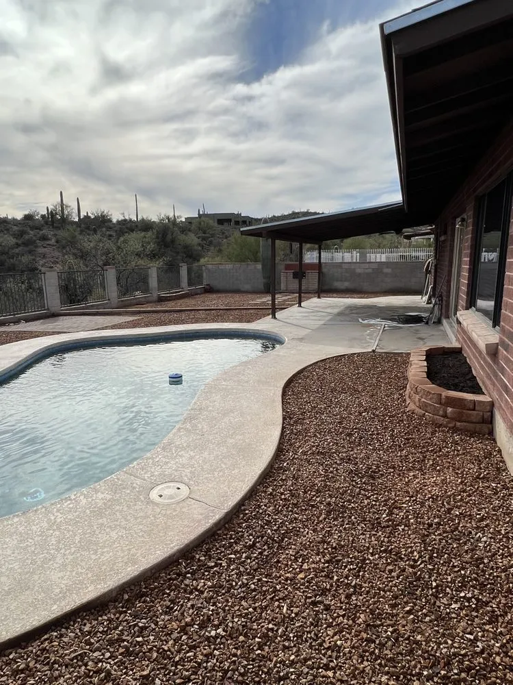 Local landscape installation for outdoor upgrades in Tucson, AZ by Dawn Till Dusk Landscaping