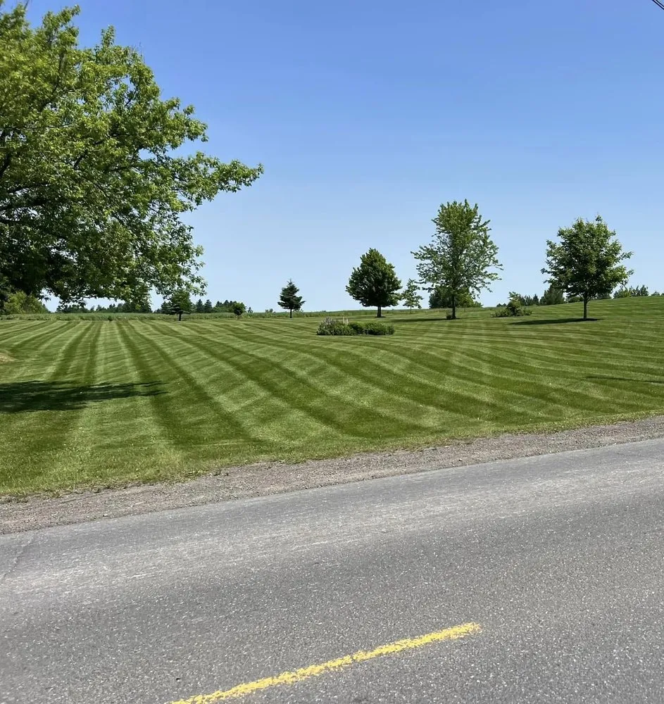 Custom garden landscaping in Easton, ME by Dawson Flewelling