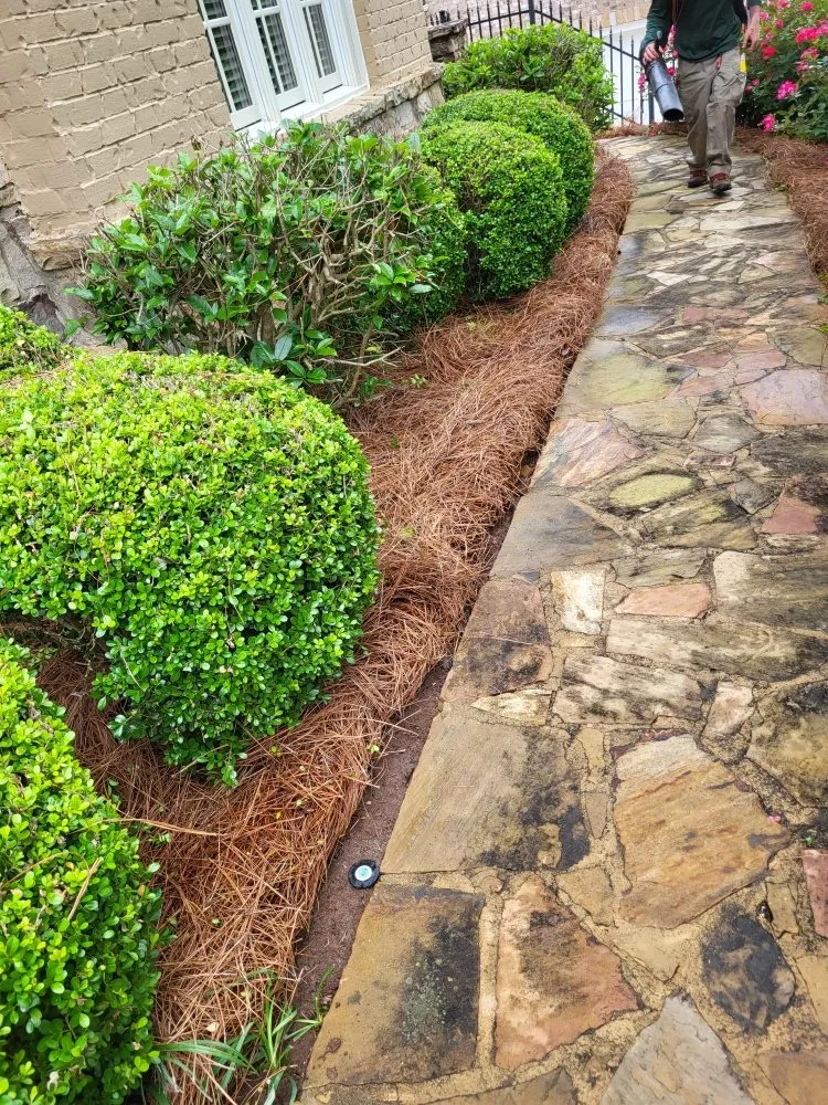 Reliable outdoor landscaping for residential properties in Canton, GA by Dawson lawncare