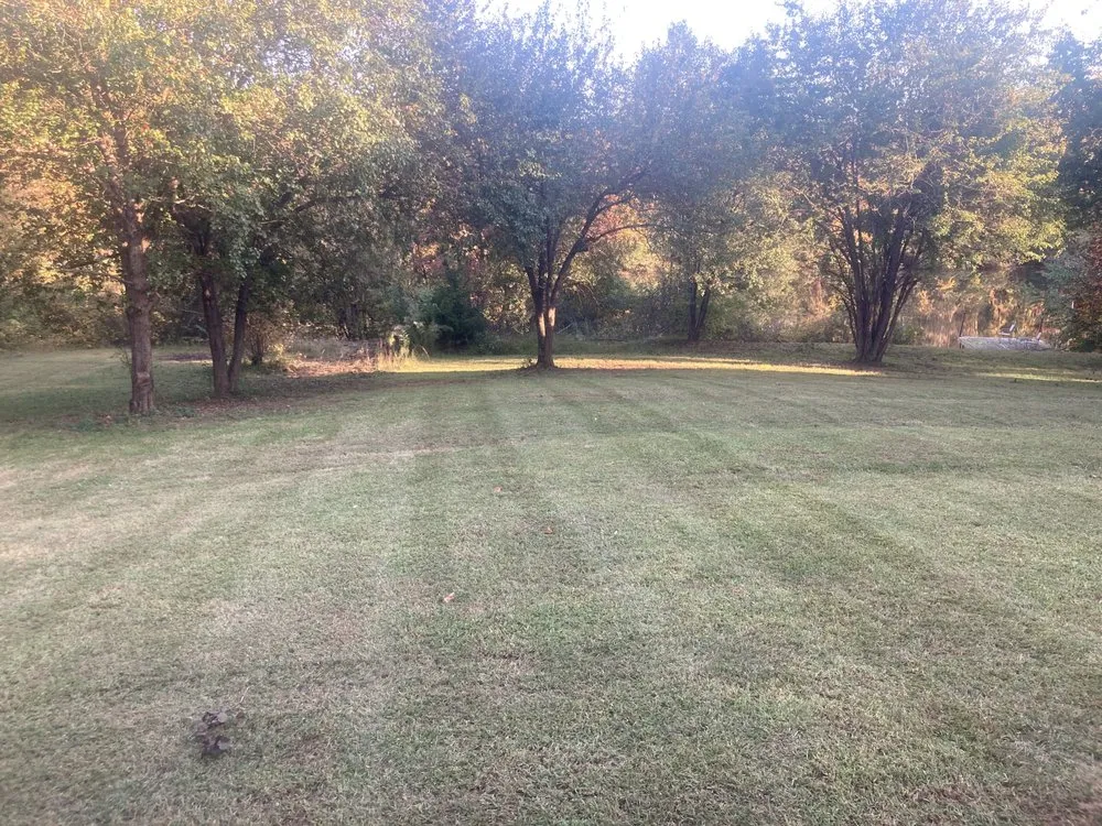 Custom landscape installation for outdoor upgrades in Newton, NC by Dawson’s lawn care