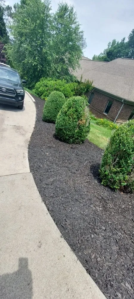 Custom garden landscaping for beautiful yards in Dawsonville, GA by Dawsonville Lawn Care