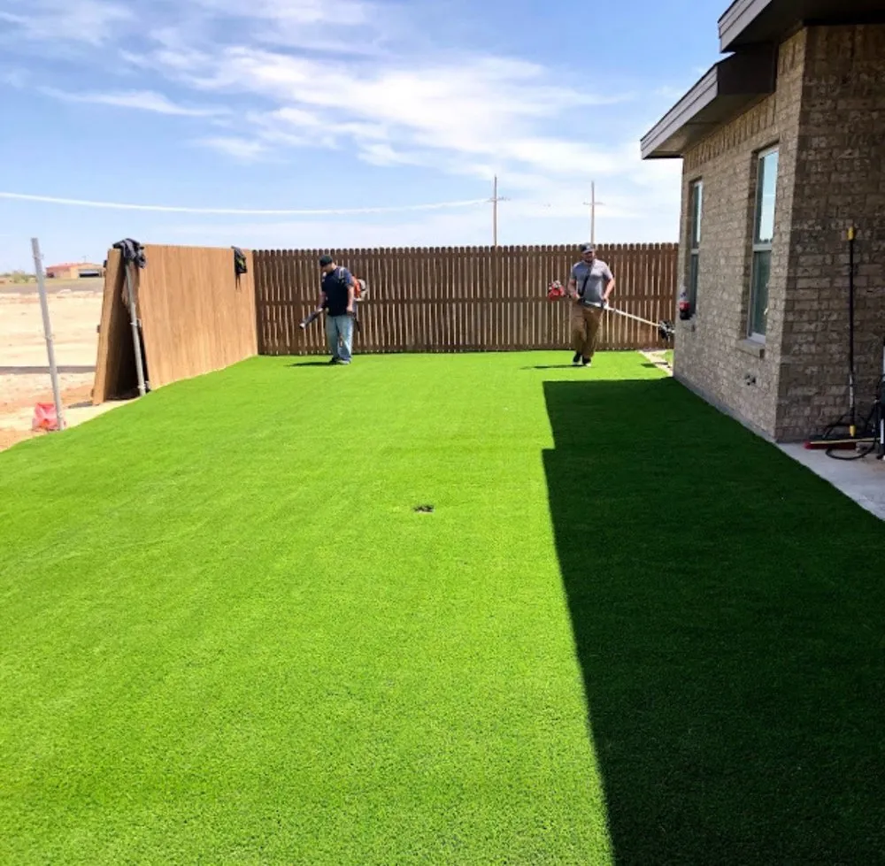 Trusted lawn mowing service in Midland, TX by Day Landscaping & Construction