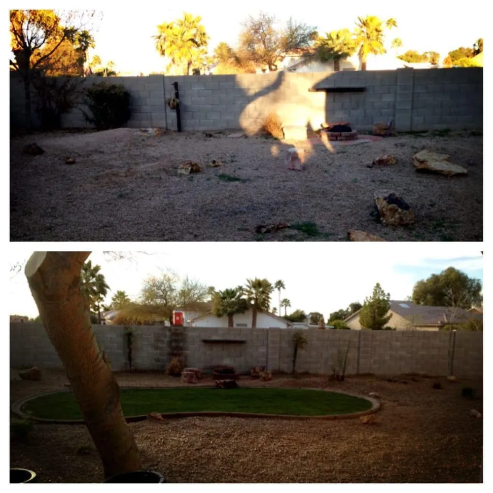 Expert lawn mowing service for beautiful yards across Gilbert, AZ - DAY Landscaping