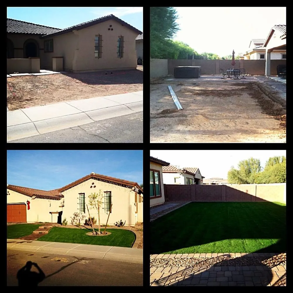 Local yard cleanup service for year-round maintenance in Gilbert, AZ by DAY Landscaping