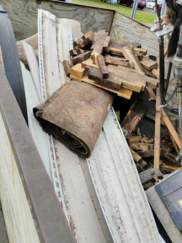 Custom yard cleanup service in Shirley, NY by Day one landscaping