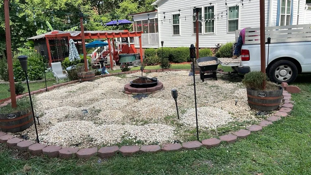 Custom garden landscaping for homes in Raleigh, NC by Dayana's Landscaping