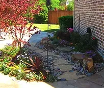 Custom garden landscaping near you across Fort Worth, TX - Daybreak Landscaping & Irrigation