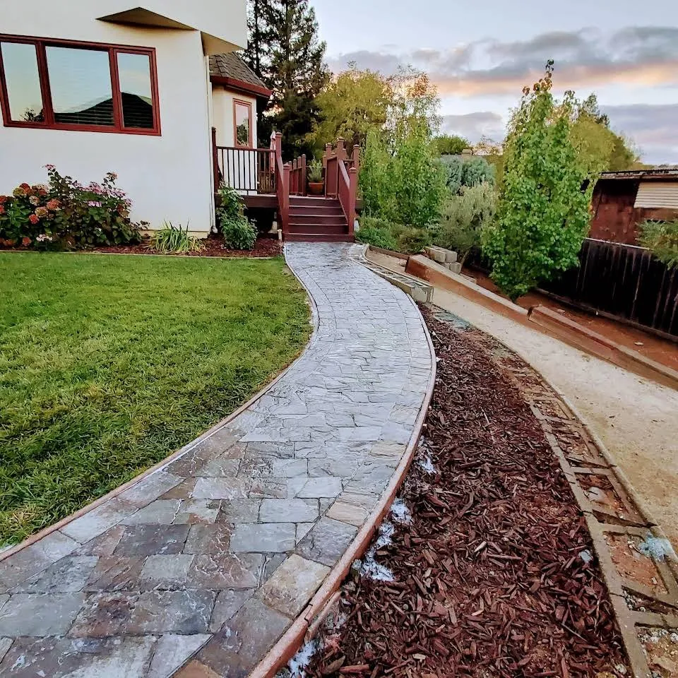 Custom landscape installation in Gilroy, CA - Daylight Landscaping Services