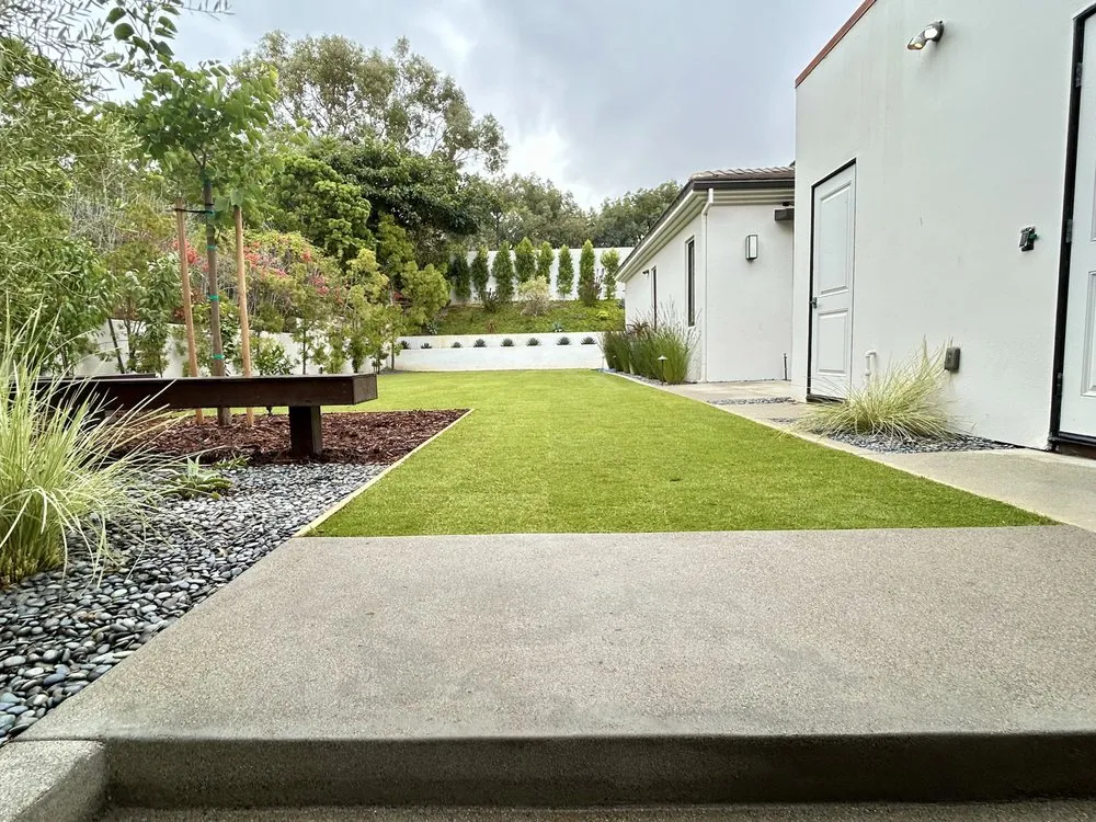 Custom lawn mowing service in Encinitas, CA by DB Landscape Co.