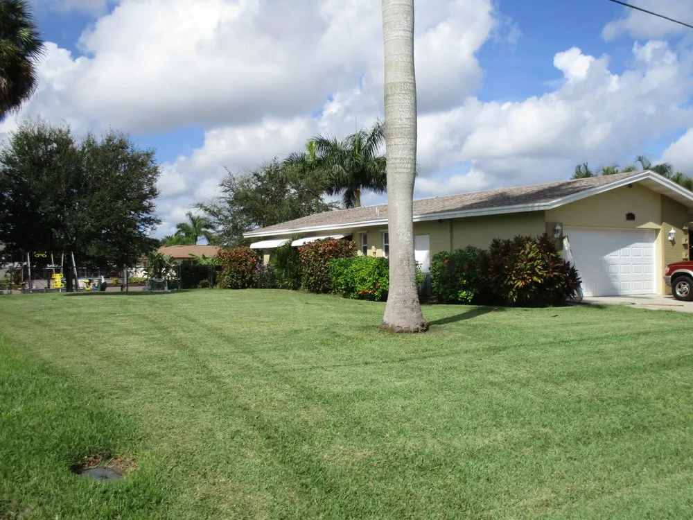 Expert landscaping services for beautiful yards in Lehigh Acres, FL by DB Lawn Maintenance