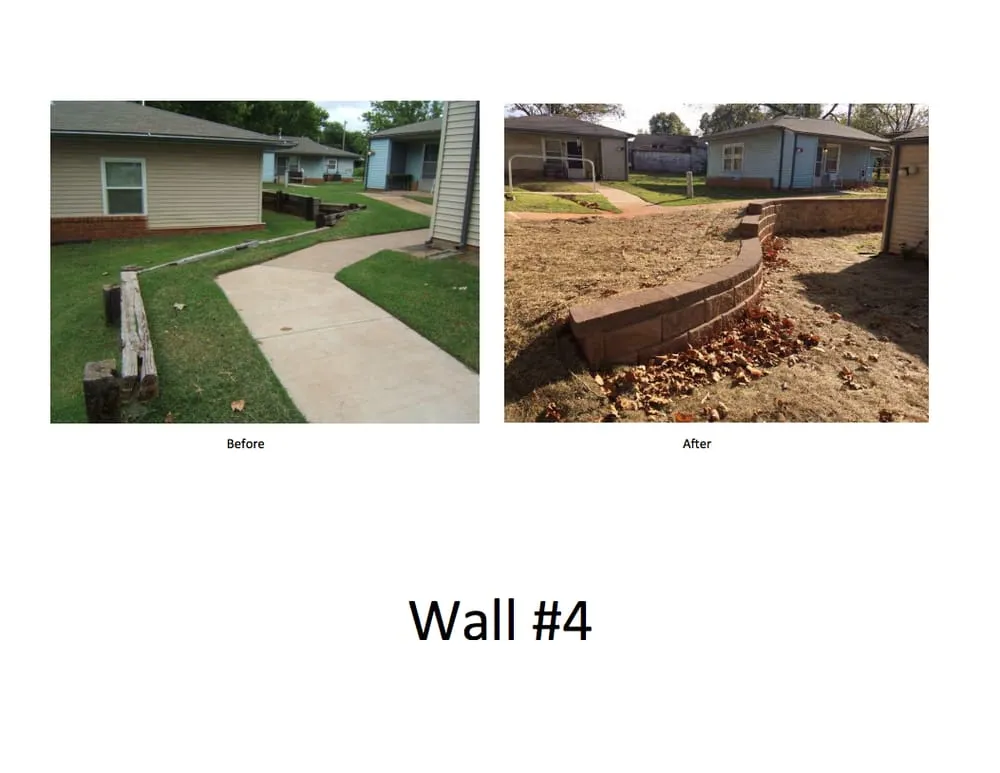 Professional garden landscaping in Broken Arrow, OK by DBM Oklahoma