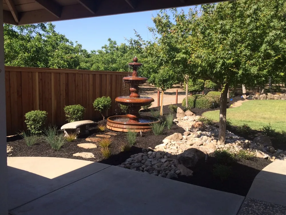 Custom garden landscaping near you across Oakdale, CA - DC Custom Landscaping