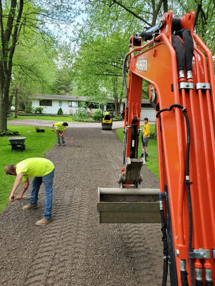 Local residential landscaping for homes in Holley, NY by DC Hauling Excavating & Gravel Driveway Specialists