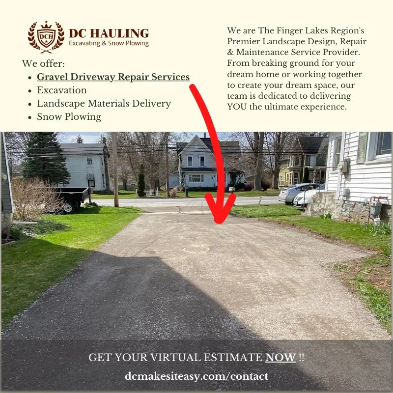 Top-rated residential landscaping for homes across Holley, NY - DC Hauling Excavating & Gravel Driveway Specialists