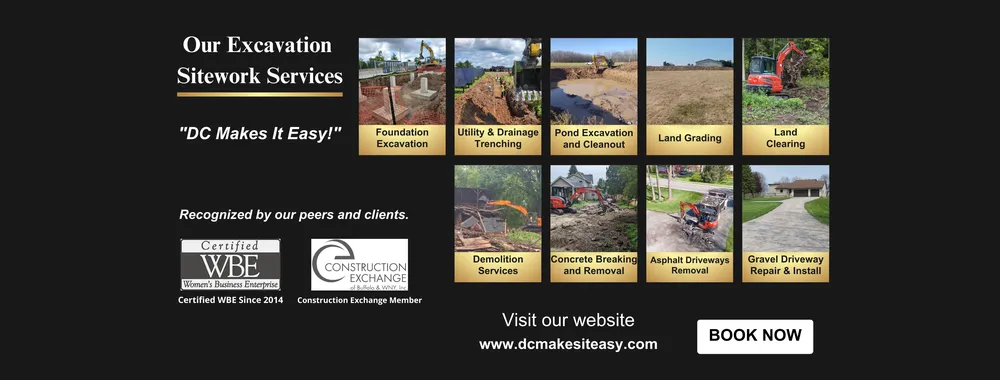 Trusted landscape installation in Holley, NY - DC Hauling Excavating & Gravel Driveway Specialists