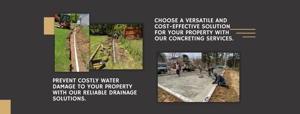 Expert garden landscaping in Holley, NY by DC Hauling Excavating & Gravel Driveway Specialists