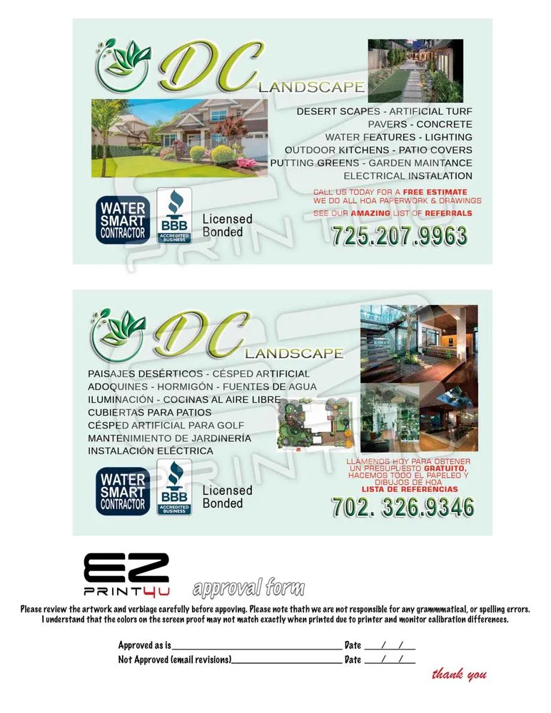 Reliable landscape design for beautiful yards across Las Vegas, NV - DC Landscape