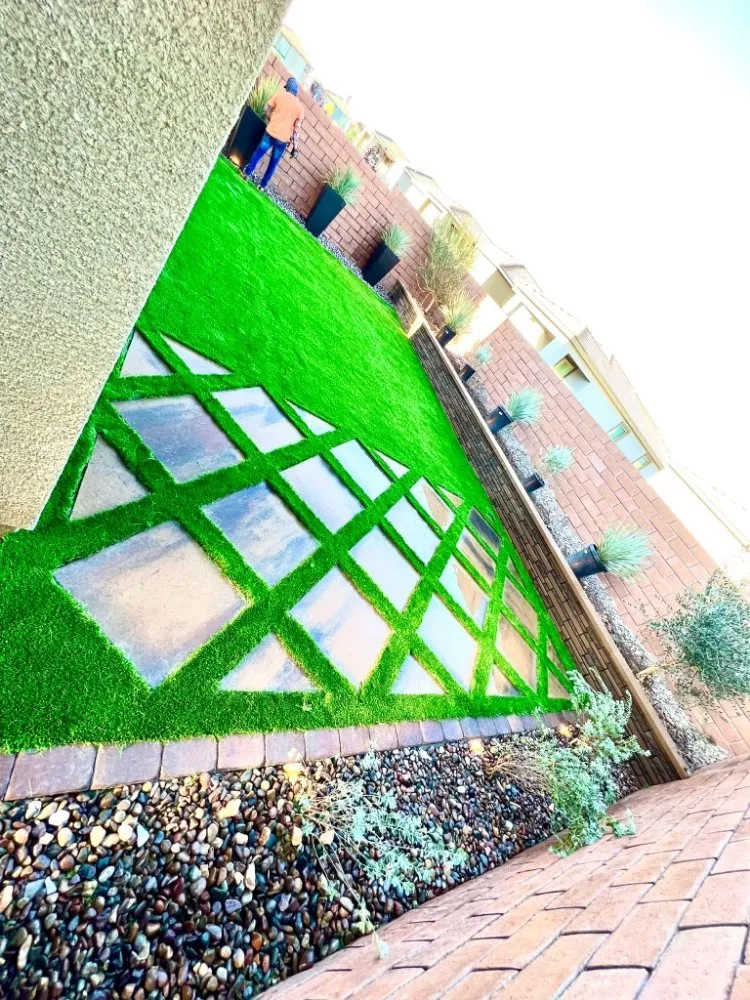 Local lawn mowing service for outdoor upgrades in Las Vegas, NV by DC Landscape