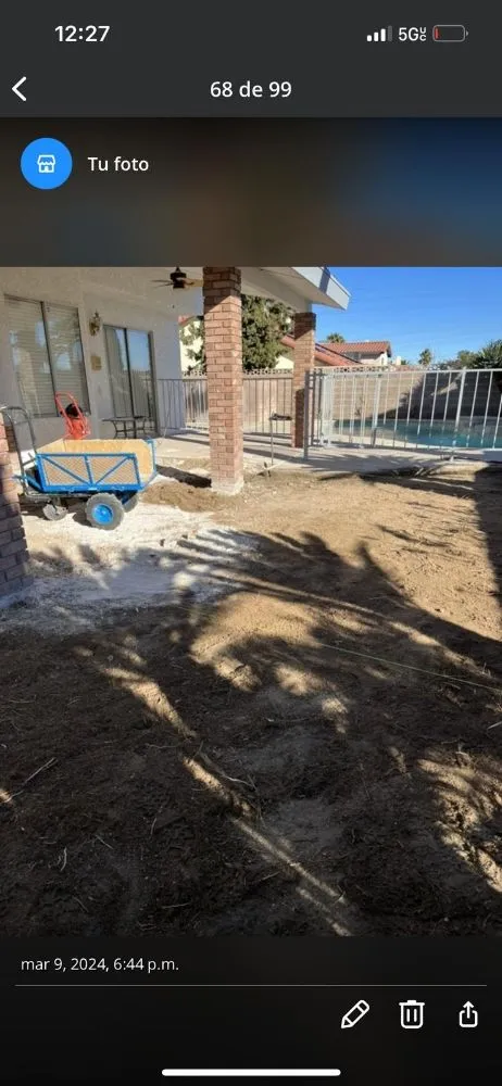 Professional yard cleanup service in Tolleson, AZ by DC Landscape