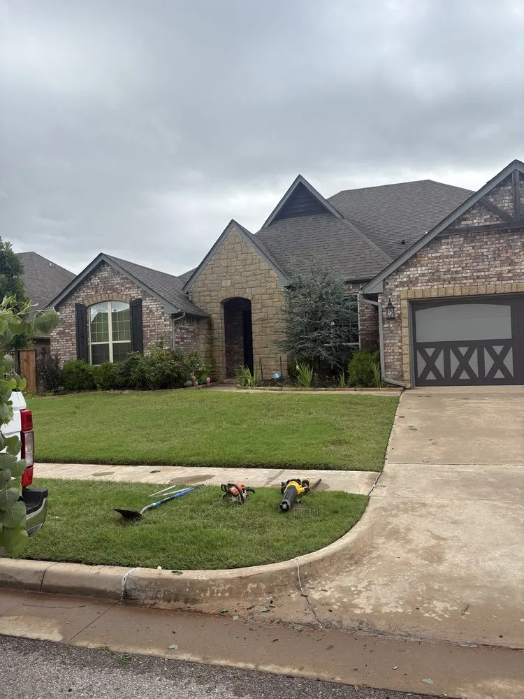 Local garden landscaping with custom design in Oklahoma City, OK by DC Landscapes